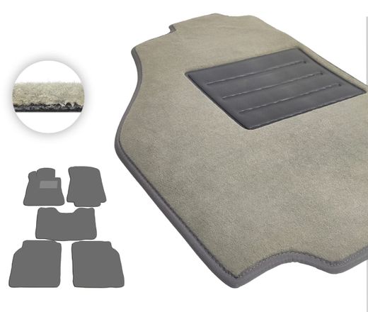 Текстильные коврики Pro-Eco Beige для Mercedes-Benz S-Class (V140)(long) 1991-1998