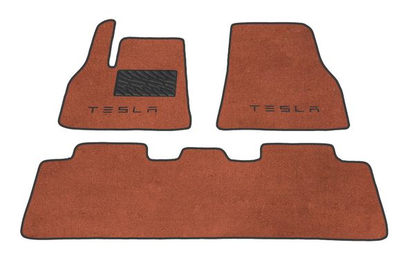 Двухслойные коврики Sotra Premium Terracot для Tesla Model Y (mkI) 2020→