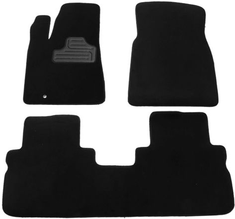 Текстильные коврики Pro-Eco X для Toyota Highlander (mkII)(гибрид)(1-2 ряд) 2007-2013