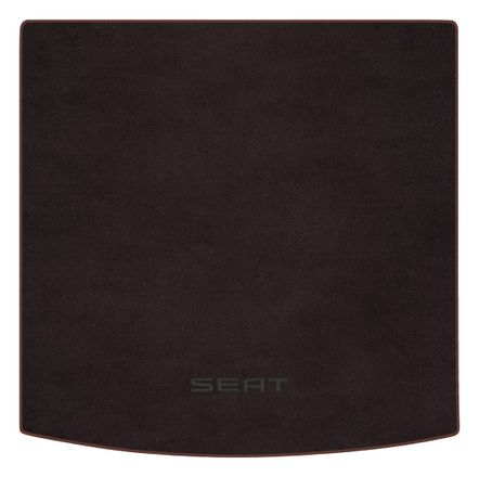 Двухслойные коврики Sotra Premium Chocolate для Seat Tarraco (mkI)(с двухуровневым полом)(верхний уровень)(багажник) 2018-2024