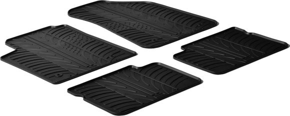 Резиновые коврики Gledring для Fiat Bravo (mkII) 2007-2014; Lancia Delta (mkIII) 2008-2014