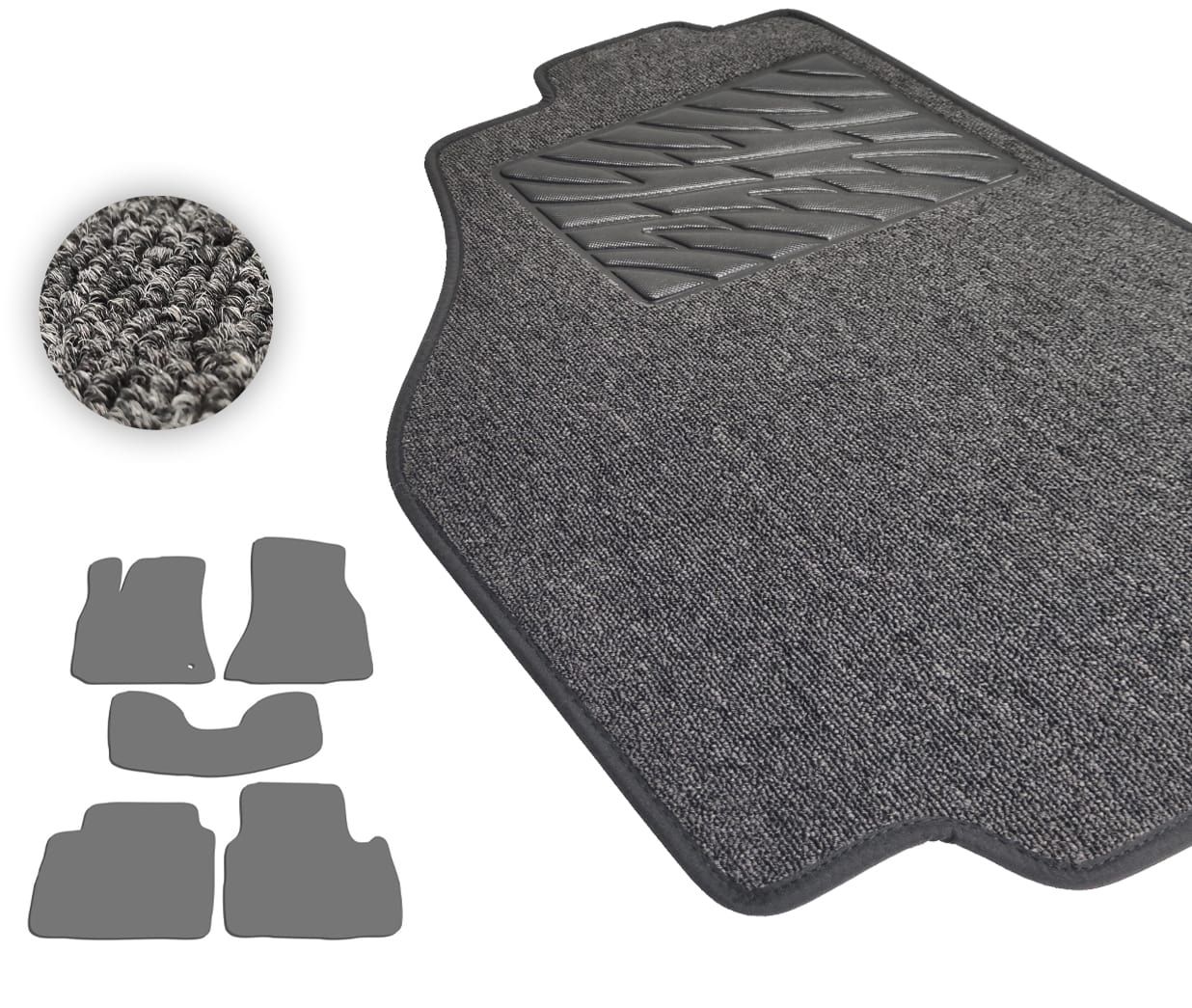 Текстильные коврики Pro-Eco Graphite для Chrysler 300C (mkI) 2004-2010 - Фото 1