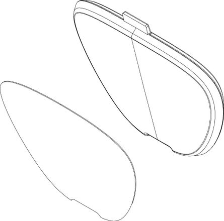 Отражатель на спинку 52874 (Yepp Nexxt Maxi (FM, RM))