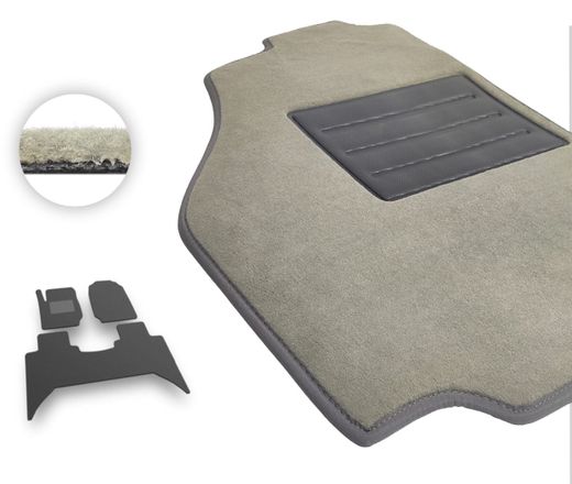 Текстильные коврики Pro-Eco Beige для Isuzu D-Max (mkIII) 2019→