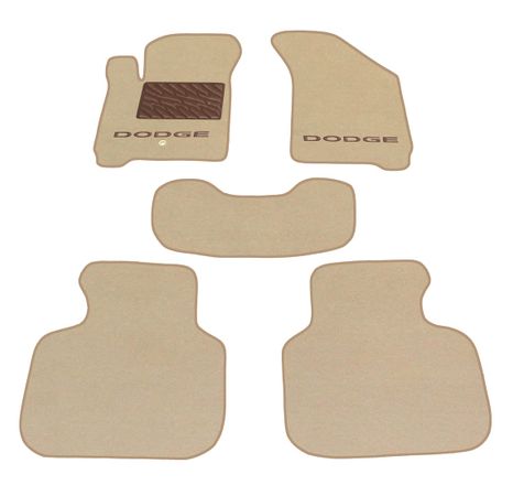 Двухслойные коврики Sotra Premium Beige для Dodge Journey (mkI)(1 крючок) 2008-2020