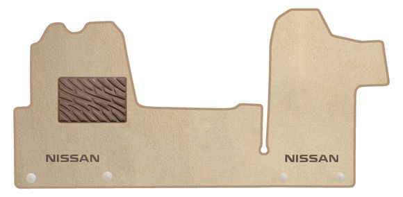 Двухслойные коврики Sotra Premium Beige для Nissan NV400 (mkI) / Interstar (mkII)(1 ряд) 2010→