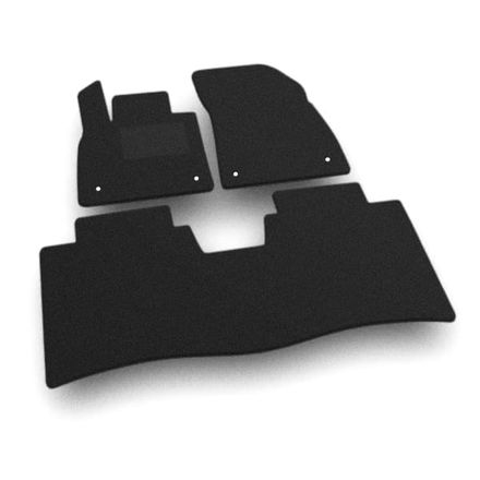 Двухслойные коврики Sotra Premium Graphite для Zeekr 001 (mkI) 2021→