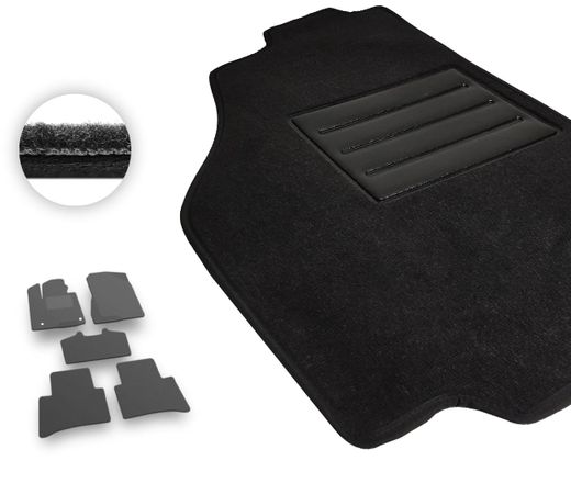 Текстильные коврики Pro-Eco Black для Kia Sportage (mkV)(бензин) 2021→