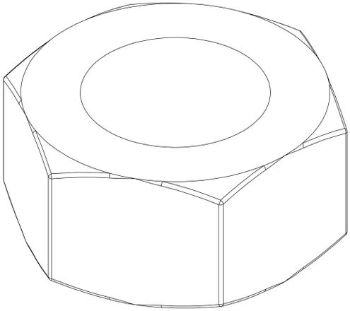 Гайка M6 50627 (Wheel Carrier, Kayak Support)