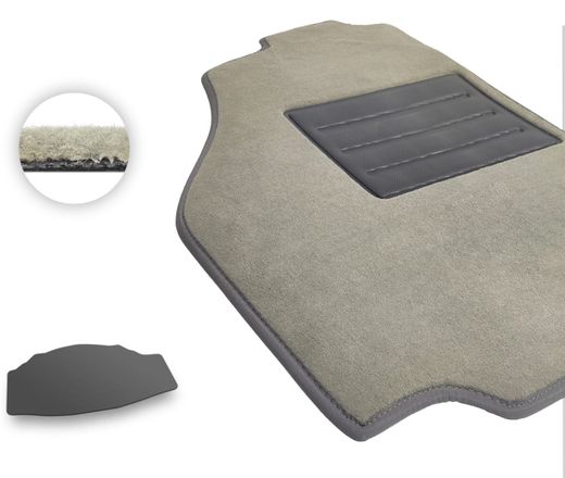 Текстильные коврики Pro-Eco Beige для Infiniti M (mkIV)(гибрид)(багажник) 2010-2019 / Q70 (mkI)(гибрид)(багажник) 2013-2019