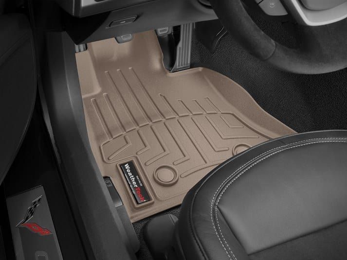 Коврики Weathertech Beige для Chevrolet Corvette (mkVII) 2014-2019 - Фото 2