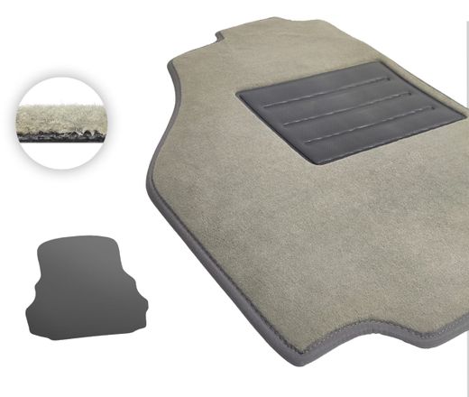 Текстильные коврики Pro-Eco Beige для Honda Accord (mkV)(CC/CE)(багажник) 1994-1997