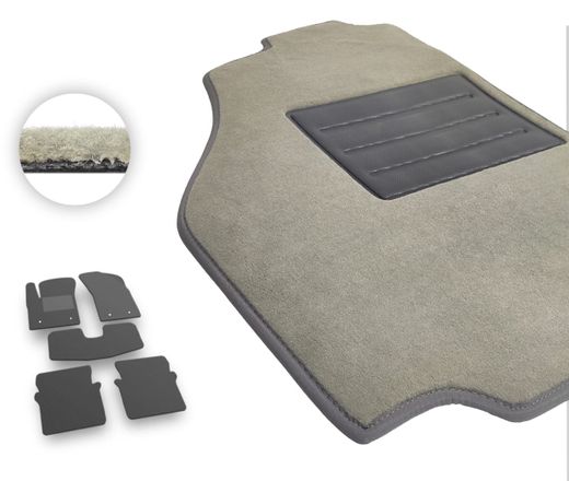 Текстильные коврики Pro-Eco Beige для Chrysler 200 (mkI)(седан) 2010-2014