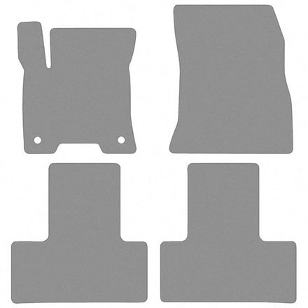 Двухслойные коврики Sotra Premium Grey для Mercedes-Benz EQB (X243)(1-2 ряд) 2021→