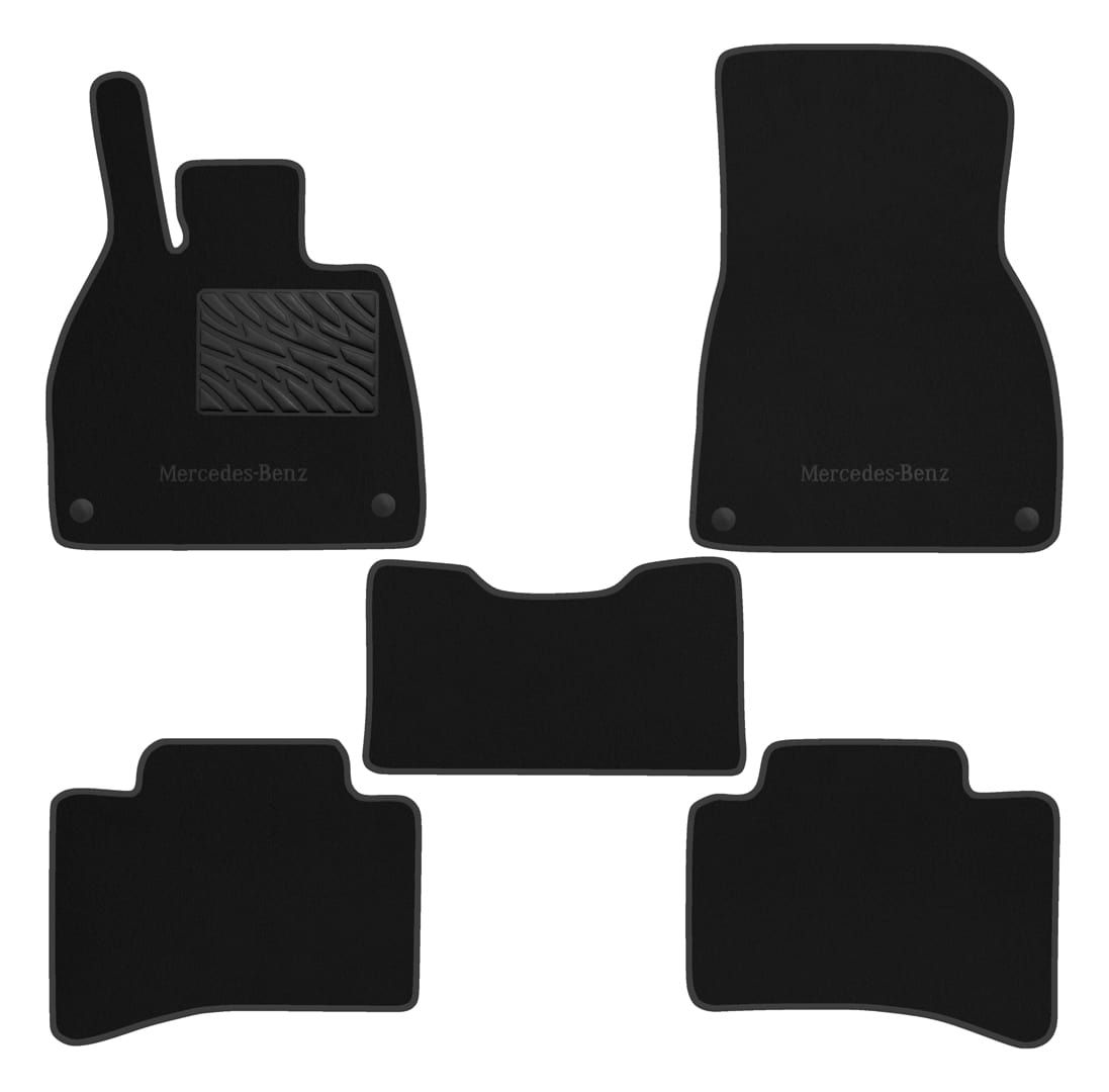 Двухслойные коврики Sotra Classic Black для Mercedes-Benz EQS (V297) 2021→ - Фото 1