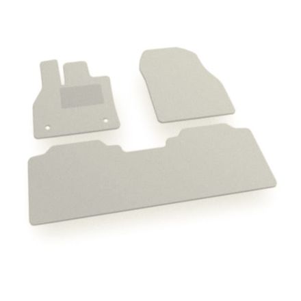 Двухслойные коврики Sotra Premium White для Lexus RZ (mkI) 2022→