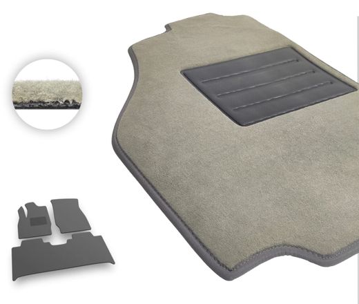 Текстильні килимки Pro-Eco Beige для Skywell ET5 (mkI) 2020-2021; Skyworth EV6 (mkI) 2021→; Elaris Beo (mkI) 2021→