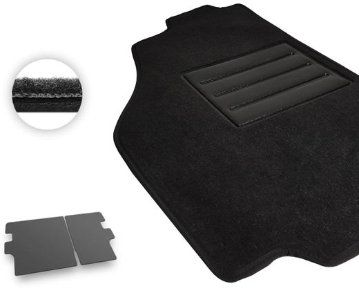 Текстильные коврики Pro-Eco Black для Jetour Dashing (mkI)(на спинки 2 ряда) 2022→