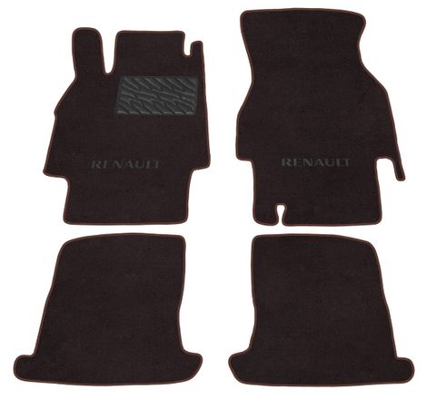 Двухслойные коврики Sotra Premium Chocolate для Renault Megane (mkII)(купе) 2002-2006