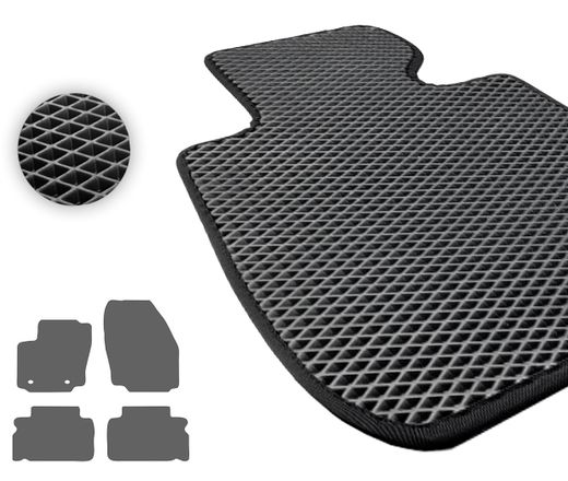 Eva коврики Pro-Eco Black для Ford Galaxy (mkII); S-Max (mkI) 2006-2011