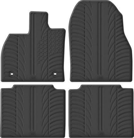 Резиновые коврики Gledring для Toyota bZ4X (mkI) 2022→; Subaru Solterra (mkI) 2022→