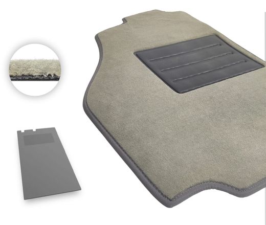 Текстильные коврики Pro-Eco Beige для Land Rover Defender (mkI)(110)(багажник) 1983-2016