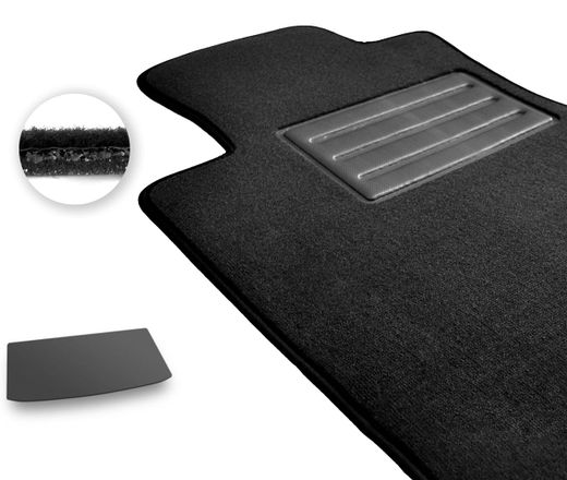 Текстильные коврики Pro-Eco Dark Grey для Kia Picanto (mkIII)(багажник) 2017→