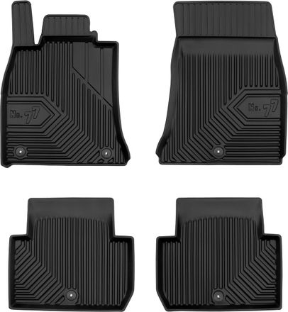 Резиновые коврики Frogum №77 для Kia Stinger (mkI) 2017-2023 (задний привод)