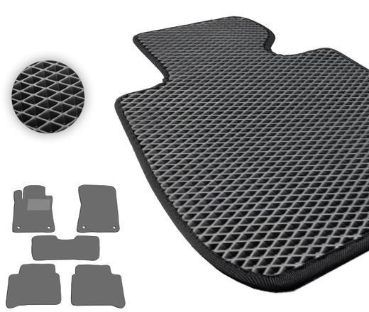 Eva коврики Pro-Eco Black для Mercedes-Benz E-Class (W211; S211) 2002-2009