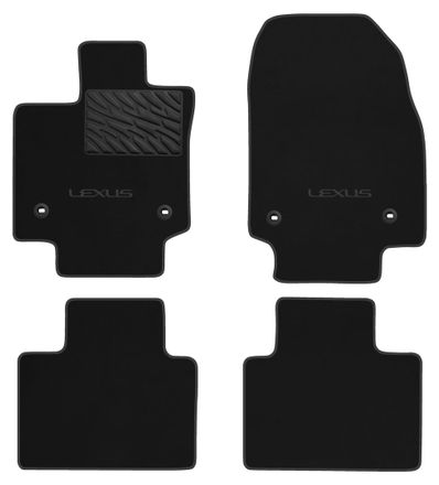 Двухслойные коврики Sotra Premium Black для Lexus RX (mkV) 2023→