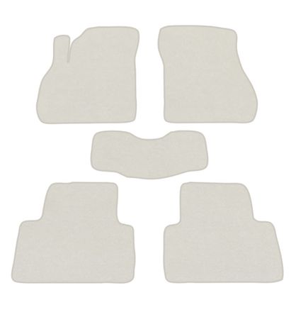 Двухслойные коврики Sotra Premium White для Opel Zafira (mkIII)(C)(1-2 ряд) 2011-2019