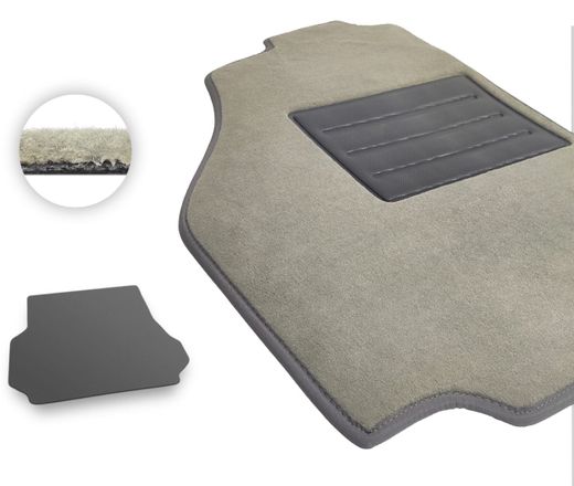 Текстильные коврики Pro-Eco Beige для Ford Sierra (mkI-mkII)(универсал)(багажник) 1982-1993