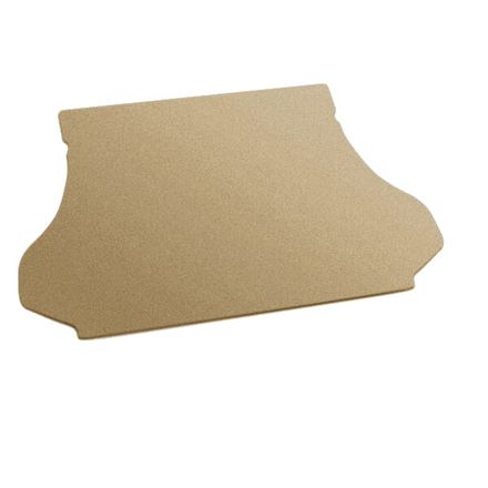 Двухслойные коврики Sotra Premium Beige для Hyundai Santa Fe (mkI)(без вырезов)(багажник) 2000-2006