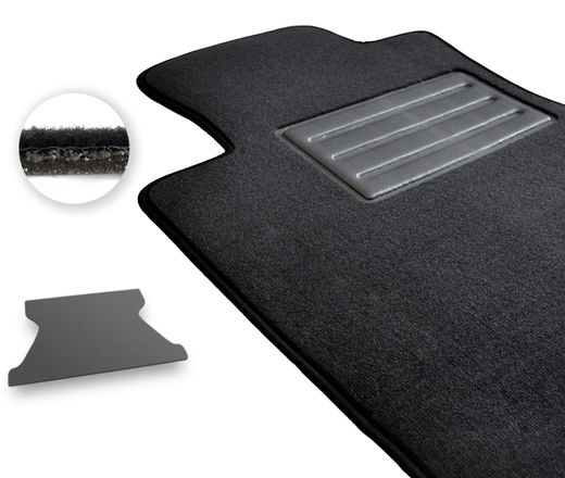 Текстильные коврики Pro-Eco Dark Grey для ЗАЗ Таврия (1102)(багажник) 1987-2011