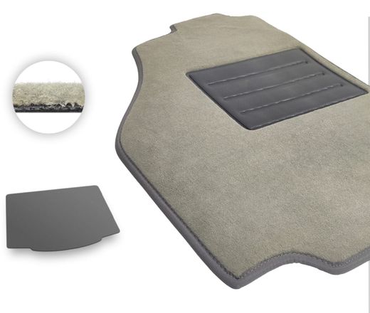 Текстильные коврики Pro-Eco Beige для Daihatsu Terios (mkII)(багажник) 2006-2017