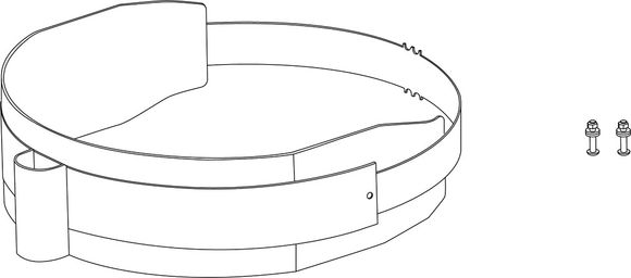 Пояс лыжного комплекта 40105050 (Chariot Ski Kit)