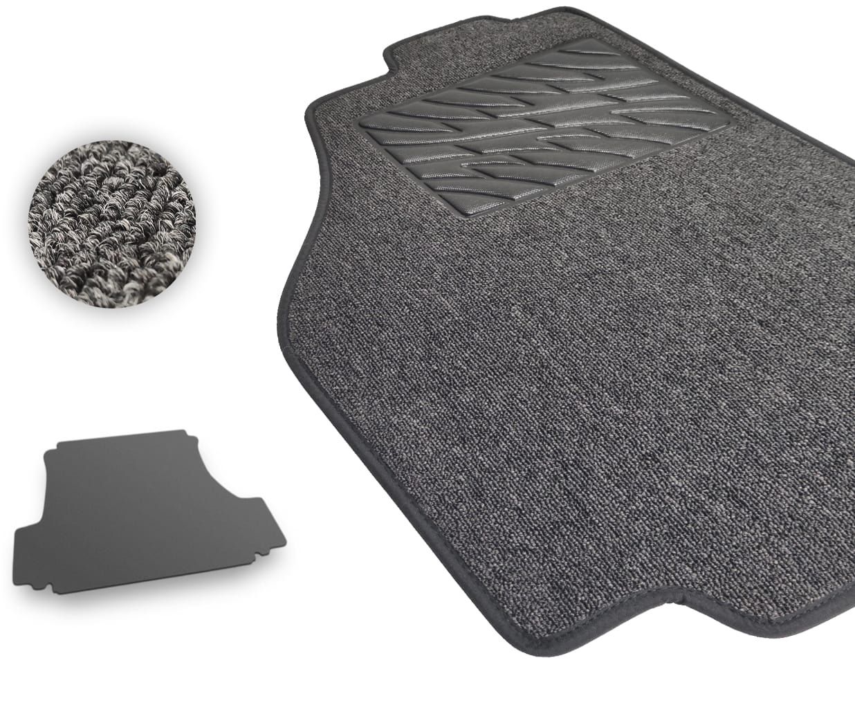 Текстильные коврики Pro-Eco Graphite для Saab 9000 (mkI)(лифтбек)(багажник) 1984-1998 - Фото 1
