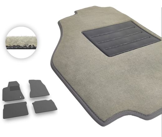 Текстильные коврики Pro-Eco Beige для Dodge Charger / Magnum (mkI)(задний привод) 2005-2010