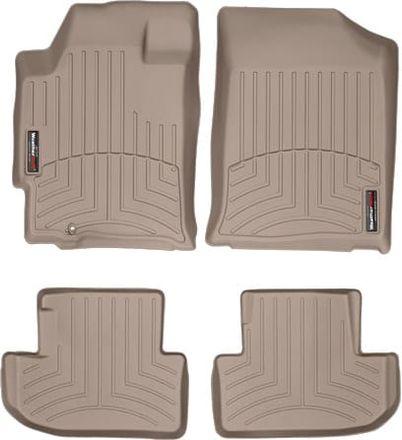 Коврики Weathertech Beige для Nissan Altima (D32) 2007-2013 (купе)(1 крепление)