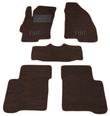 Двухслойные коврики Sotra Premium Chocolate для Fiat Linea (mkI) 2007-2015