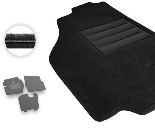 Текстильные коврики Pro-Eco Black для Hyundai H-100 (mkII)(1 ряд) 1986-1994