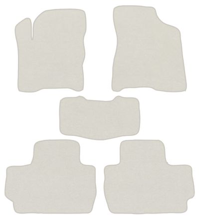 Двухслойные коврики Sotra Premium White для ЗАЗ Форза (mkI)(хетчбек) 2011-2017