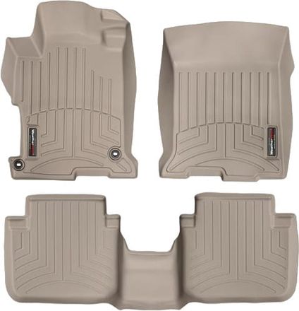 Коврики Weathertech Beige для Honda Accord (mkIX) 2012-2017 (седан)