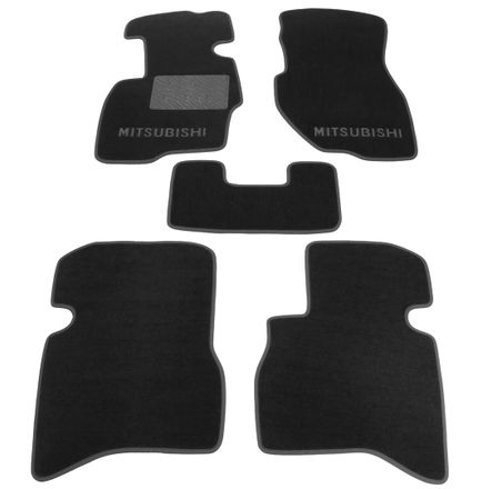 Двошарові килимки Sotra Premium Black для Mitsubishi Pajero Pinin (mkI)(5-дв.) 1998-2007