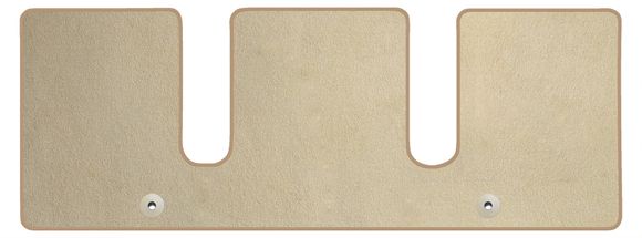 Двухслойные коврики Sotra Premium Beige для Kia EV9 (mkI) 2023→ (3 ряд)