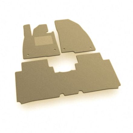 Двухслойные коврики Sotra Premium Beige для Zeekr 007 (mkI) 2023→