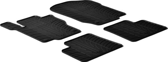 Резиновые коврики Gledring для Mercedes-Benz ML-Class (W164) 2005-2011