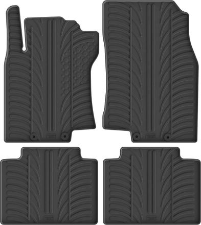 Резиновые коврики Gledring для Nissan X-Trail (mkIII)(T32) / Rogue (mkII) 2013-2021