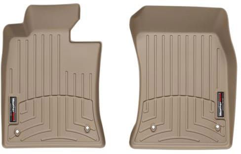Коврики Weathertech Beige для Mini Cooper (mkII)(R56; R57) 2006-2015 (хетчбек/кабрио); Clubman (R55) 2007-2014; Coupe (R58) 2012-2015 (без места для отдыха ног пассажира)(1 ряд)