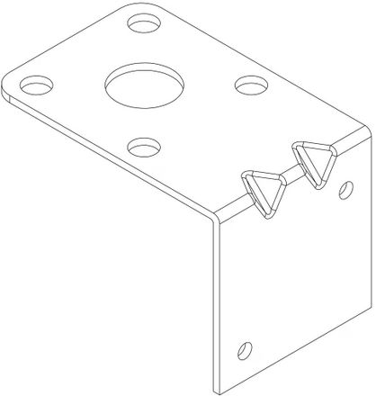 Кріплення куточок метал 34416 (MultiLift)